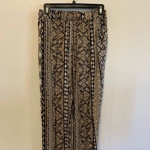 Aztec print pants